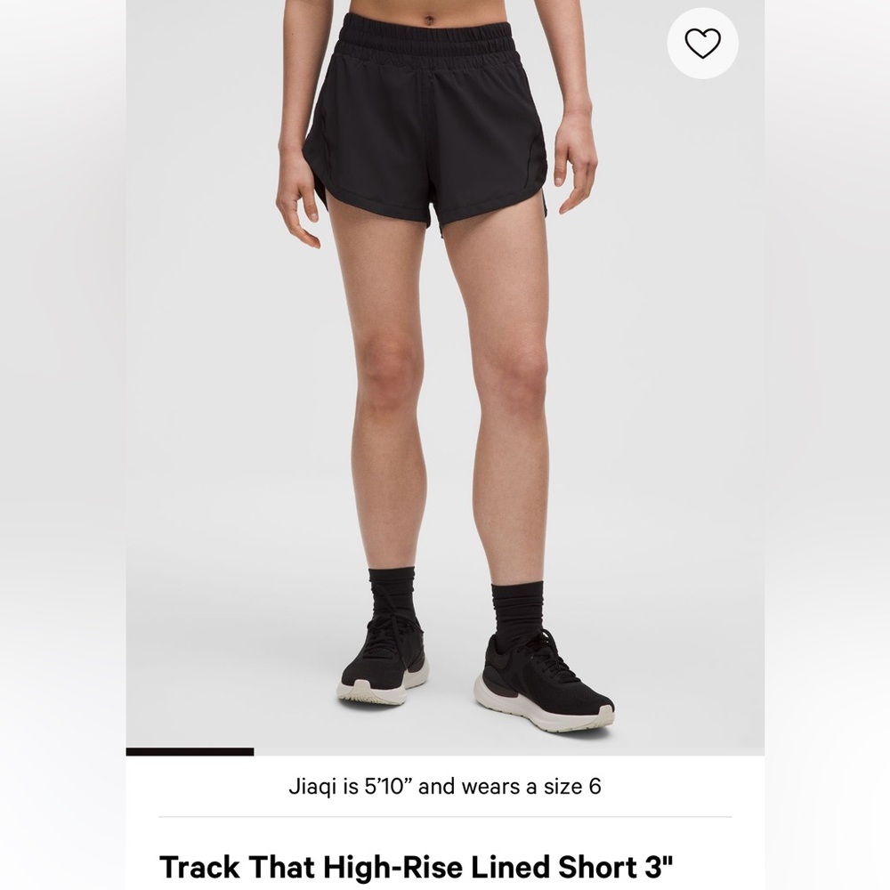 Lululemon Track That High-Rise Shorts